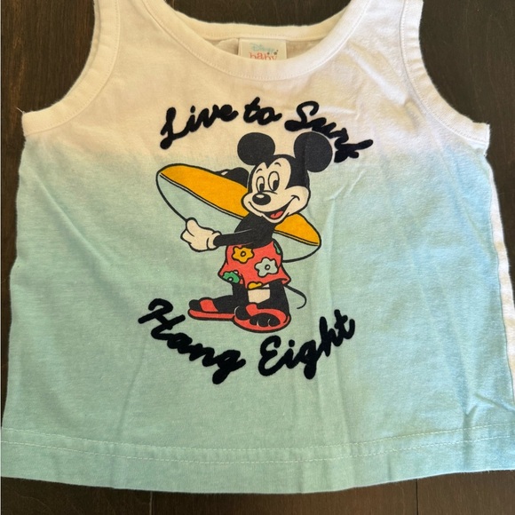 Disney Blue and White Character Tank Top - Picture 2 of 2